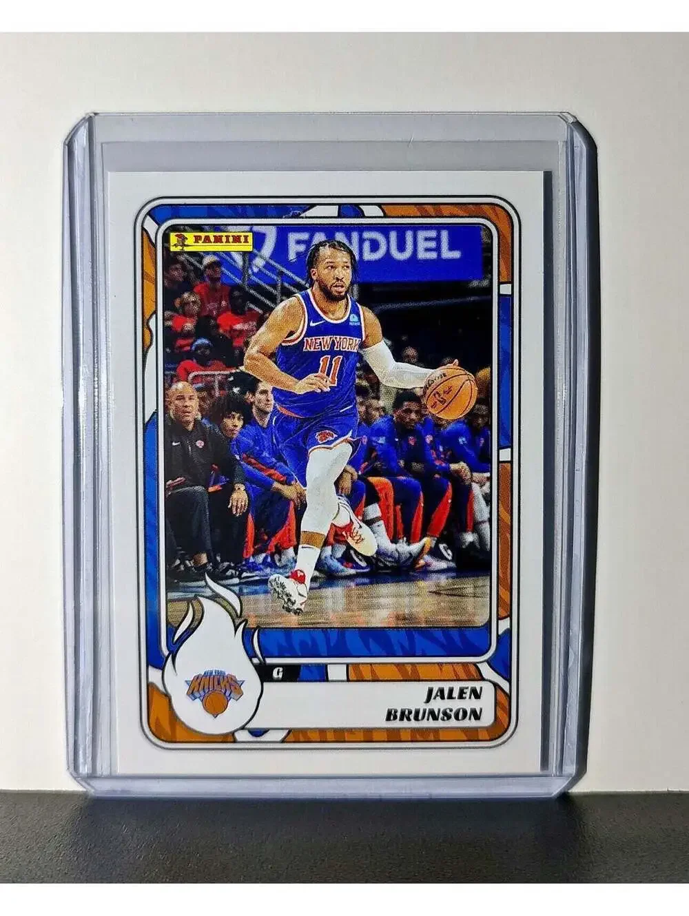 Jalen Brunson 2024-25 Panini NBA #14 Sticker Card New York Knicks